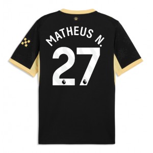 Manchester City Matheus Nunes #27 Jalkapallovaatteet Vieraspaita 2026-27 Lyhythihainen